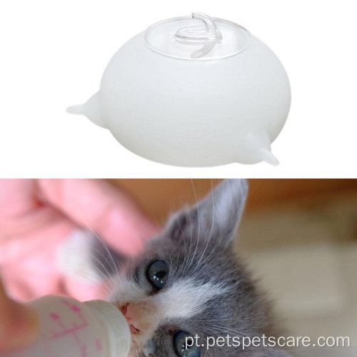 Alimentador de animais de estimação Silicone 3 mamilos alimentadores